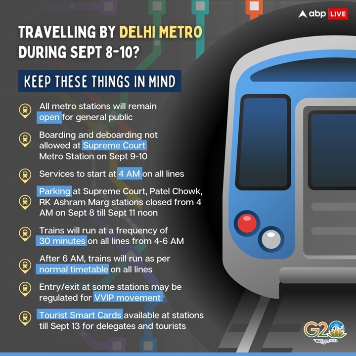 G20 Summit: How To Reach New Delhi, Old Delhi, Nizamuddin, Sarai Rohilla Railway Stations? Check Routes