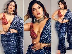 Bhumi pednekar: એક્ટ્રેસ ભૂમિ પેંડનેકરનો સાડીમાં જોવા મળ્યો ગ્લેમરસ અંદાજ, તસવીરો જોઈ ચાહકો દંગ