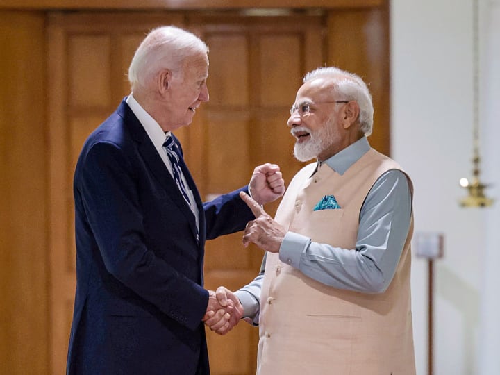 G20 Summit PM Modi holds bilateral meeting with US President Joe Biden G20 Summit: कुछ इस अंदाज में मिले अमेरिकी राष्ट्रपति जो बाइडेन और पीएम मोदी, फिर हुई द्विपक्षीय बैठक