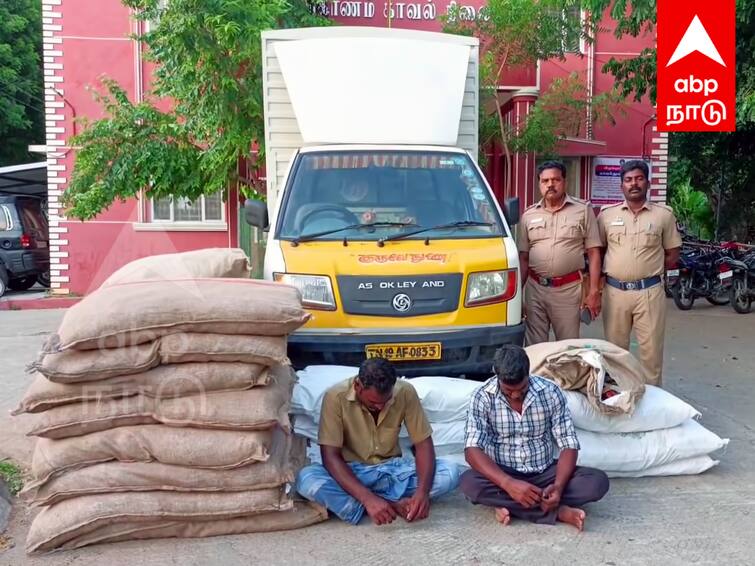 villupuram Narcotics worth Rs 10 lakh smuggled in a mini van near Marakkanam seized மரக்காணம் அருகே மினி வேனில் கடத்திவரப்பட்ட போதைப் பொருட்கள்.... போலீசாரிடம் சிக்கியது எப்படி தெரியுமா?