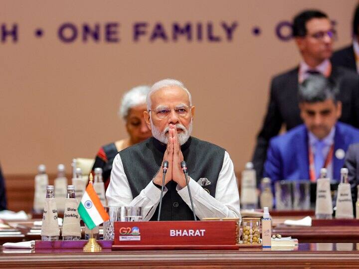 G20 Summit 2023 Delhi PM Modi announced New Delhi G20 Leaders Summit Declaration adopted by leaders G20 Summit 2023: जी-20 समिट में नई दिल्ली के घोषणापत्र को मिली मंजूरी, पीएम मोदी ने कहा थैंक्यू