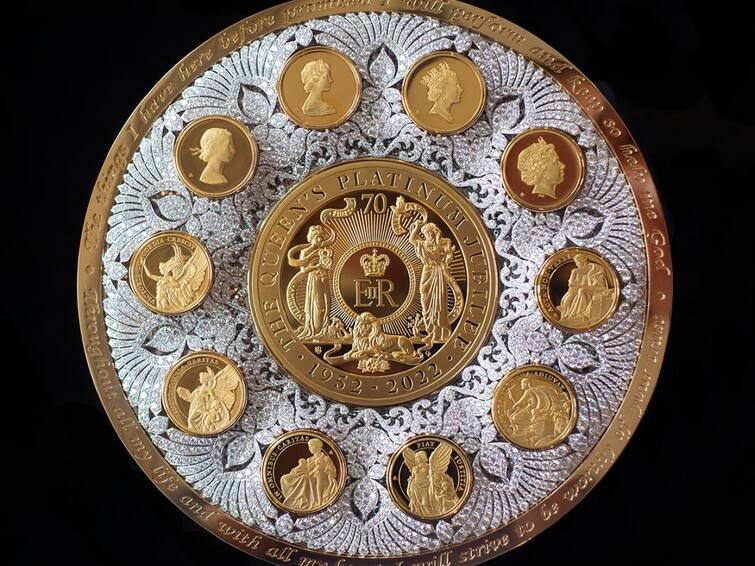 Queen Elizabeth II : క్వీన్‌ ఎలిజెబెత్‌ 2 గౌరవార్థం రూ. 192 కోట్ల విలువైన నాణెం