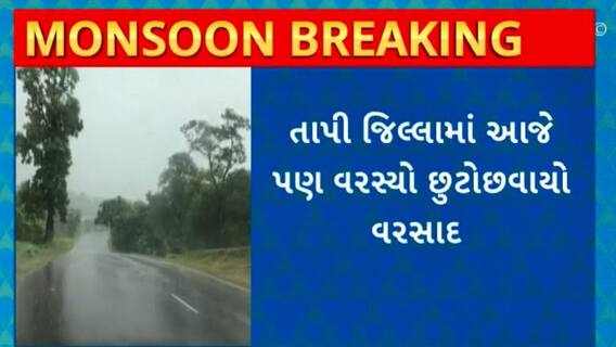Tapi Rain : તાપી શહેર અને ગ્રામ્યમાં વરસાદી માહોલ છવાતા, ખેડૂતોમાં ખુશીનો માહોલ