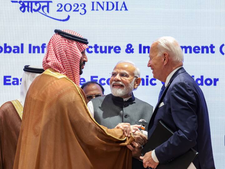 G 20 Summit 2023  India Middle East Europe Connectivity Corridor PM Modi Joe Biden ANN G 20 Summit 2023: भारत, अमेरिका और सऊदी अरब...ने भारत-मध्य पूर्व-यूरोप आर्थिक गलियारा को लेकर समझौते पर किए साइन, हिंदुस्तान को होगा ये फायदा