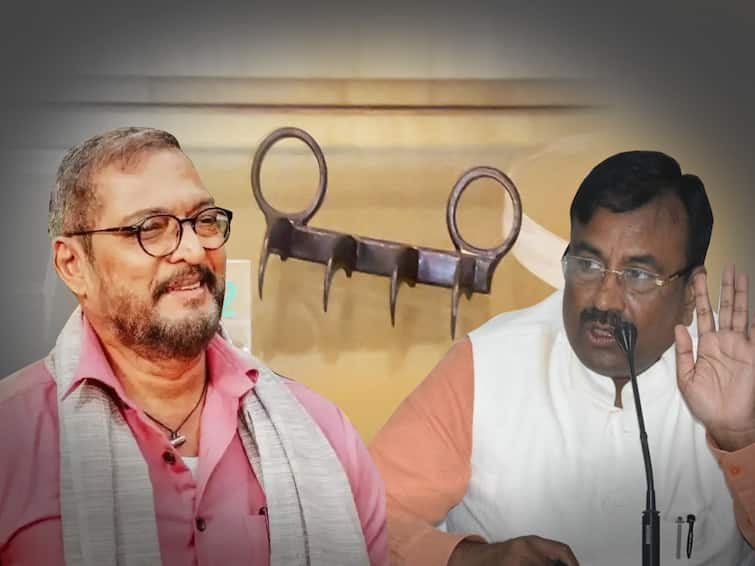 Nana Patekar On Sudhir Mungantiwar Chhatrapati Shivaji Maharaj Wagh Nakh wagh nakhused by Chhatrapati Shivaji Maharaj to kill afzal khan to soon return to india from uk know details Nana Patekar : शिवाजी महाराजांच्या वाघनखांवरुन नाना पाटेकरांनी मुनगंटीवारांना डिवचलं; म्हणाले, 