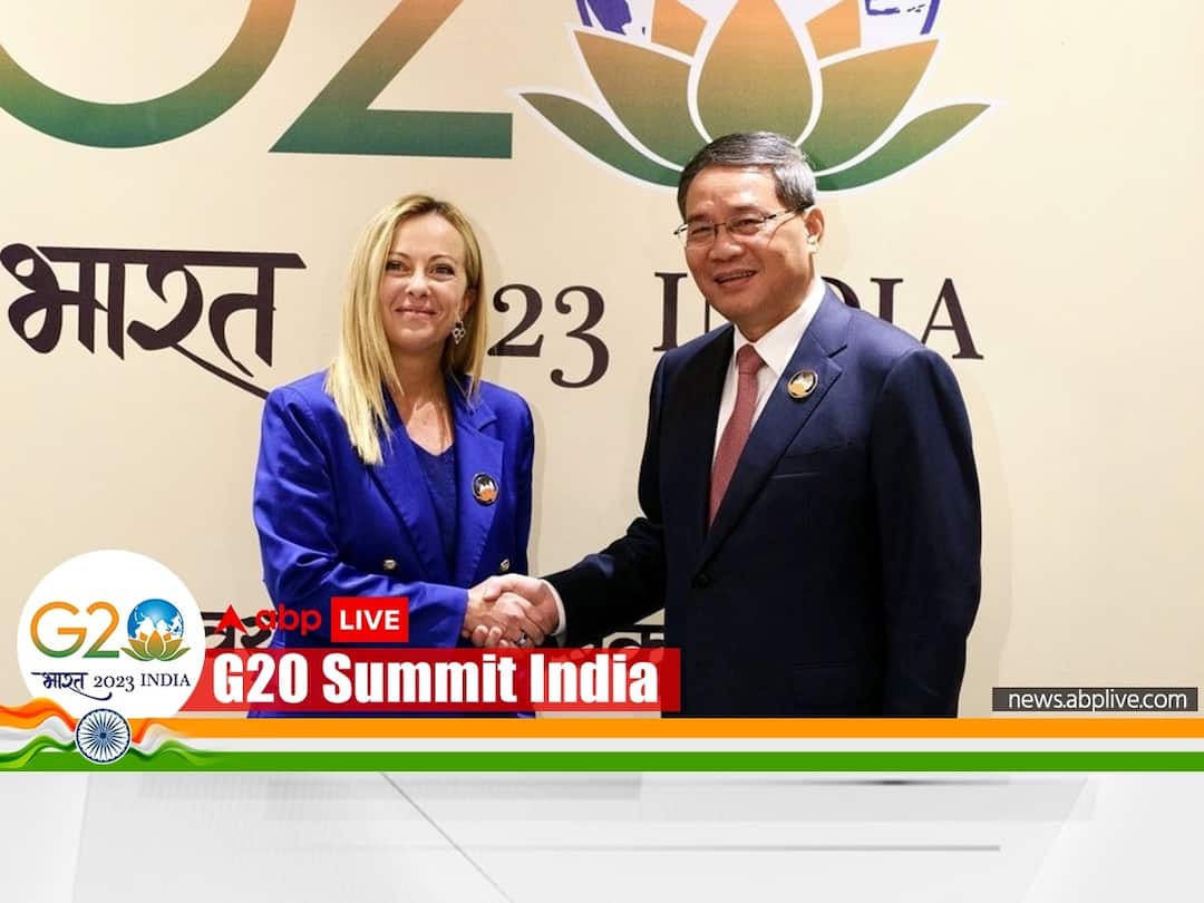 G20 Summit 2023 Chinese Premier Li Qiang Meloni Belt And Road