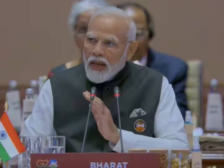 G20 Summit Delhi meeting bharat name used infront of prime minister modi nameboard G20 Summit Bharat: ஜி20 மாநாட்டில் இந்தியாவுக்கு பதில் பாரத்... திட்டமிட்டு புறக்கணிப்பா..? மீண்டும் வெடித்த சர்ச்சை..!