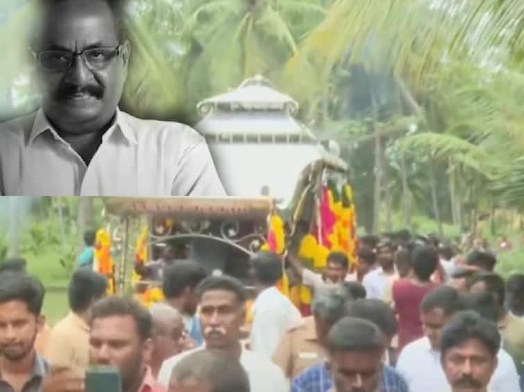 ethirneechal actor marimuthu final funeral his home town in Theni pasumalaitheri Ethirneechal Marimuthu: காற்றில் கரைந்தார் மாரிமுத்து.. கண்ணீர் மழையில் உடல் தகனம்..