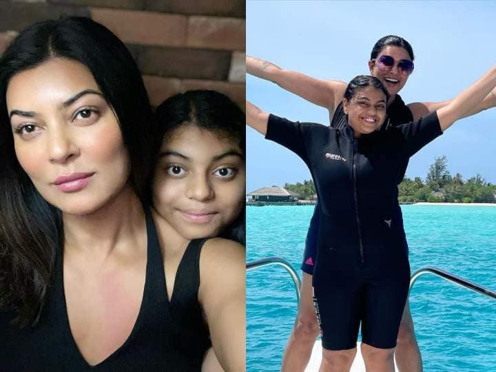 Sushmita Sen revealed she got a heart attack underwent a surgery daughter alisah took care gave medicines on time हार्ट अटैक के बाद छोटी बेटी अलीशा ने रखा मां Sushmita का ख्याल, अलार्म लगा कर देती थीं दवाइयां, एक्ट्रेस ने कहा- वह बहुत...'