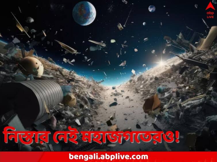 From human waste to many objects Space is full of 200 tons of garbage Science News: বিষ্ঠাভর্তি ব্যাগ, টুথব্রাশ, তোয়ালে, শুধু চাঁদেই ২০০ টন আবর্জনা, মানুষের পা পড়ায় বিপদে মহাজগতও