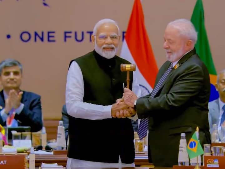 On Sunday, Prime Minister Narendra Modi formally concluded the G20 Summit in New Delhi by ceremonially passing the gavel to Brazil, which will assume the bloc's presidency.