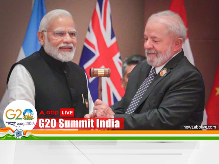 G20 Summit India PM Modi Passes Gavel President Luiz Inácio Lula da Silva G20 Summit: PM Modi Passes Over G20 Presidency To Brazil, President Lula Sets Three Priorities