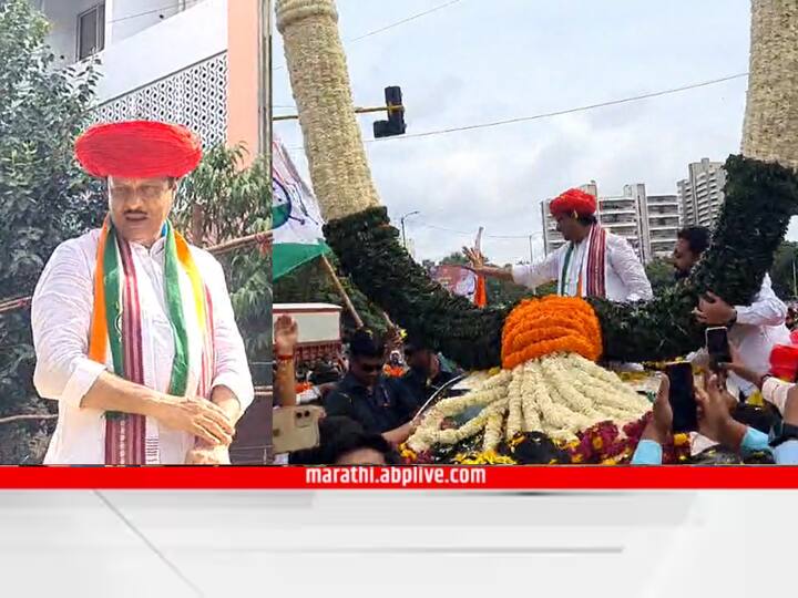 अजित पवारांनी पुण्यात जंगी स्वागत करण्यात आलं.