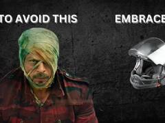 शाहरुख खान की फिल्म 'जवान' की फोटो से यूपी पुलिस ने दिया खास मैसेज, हेलमेट पहनने के लिए ऐसे किया प्रेरित