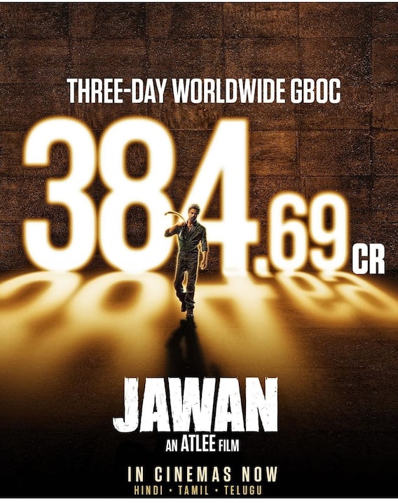 film jawan ka total Collection 