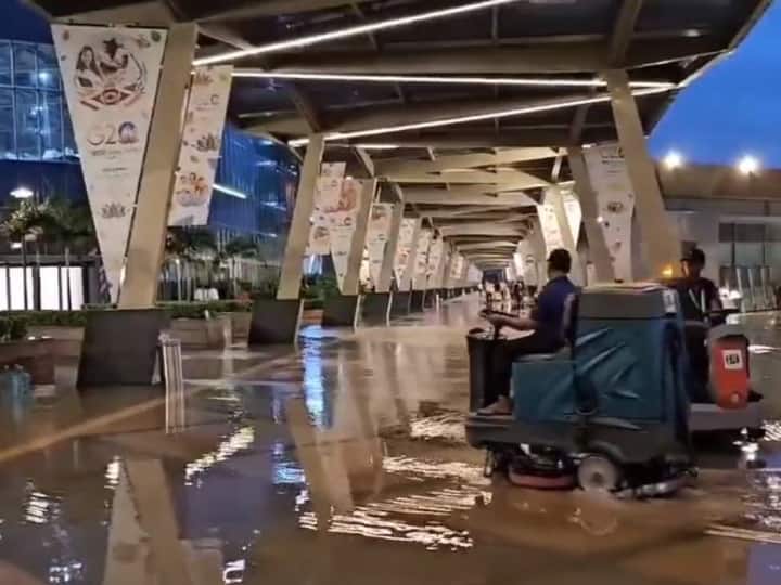 G20 Summit Delhi: दिल्ली में हुई बारिश से भारत मंडपम में भरा पानी, कांग्रेस बोली- विकास तैर रहा है