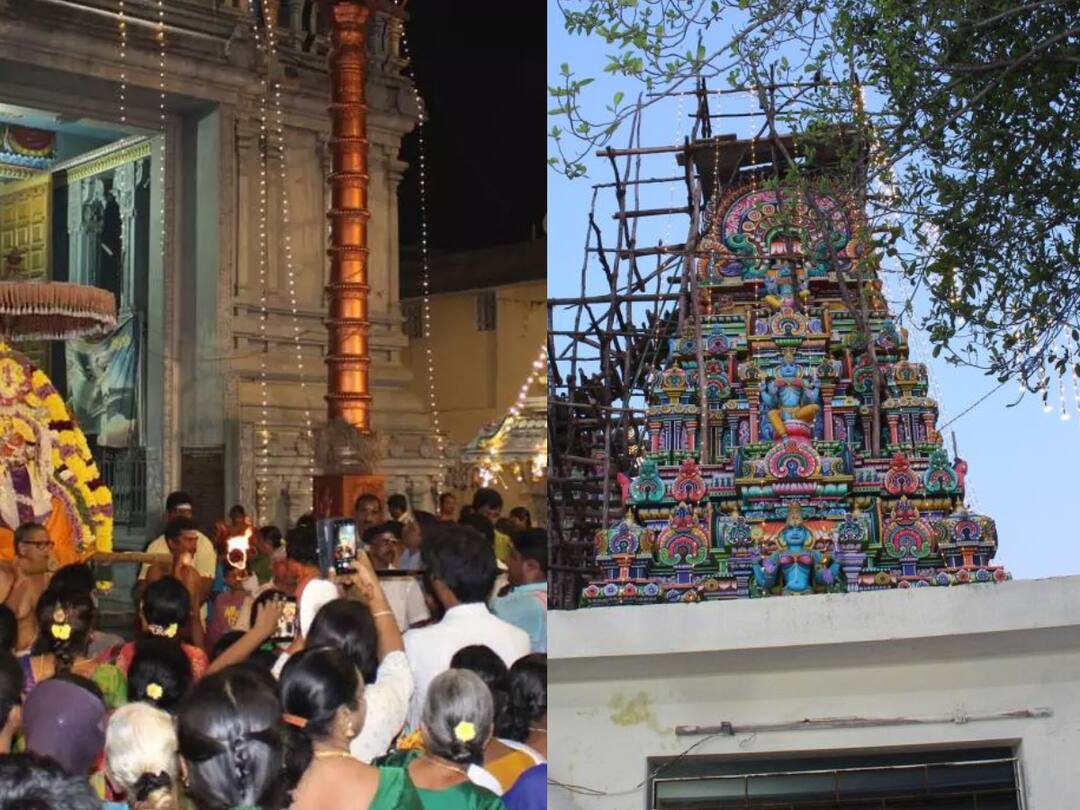 திமுக அரசு பொறுப்பேற்ற பின் 1000-வது கும்பாபிஷேகம்.. சென்னை காசி விஸ்வநாதர் கோவில் கும்பாபிஷேகம் கோலாகலம்..