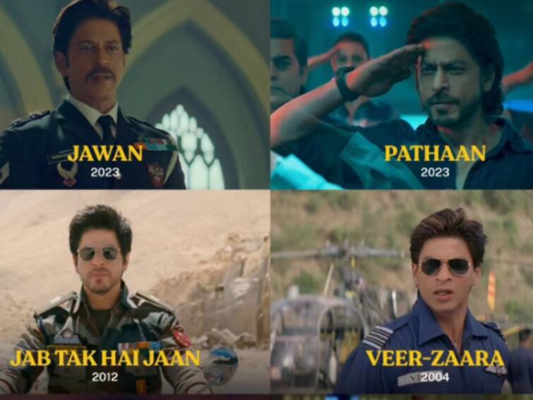 from fauj to jawan  shah rukh khan as army officer through out movies Shah Rukh Khan : அப்போவும், இப்போவும்.. ஜவான் அதிரடி.. நாட்டைக் காப்பாறும் ராணுவ வீரராக ஷாருக்கான் நடித்த படங்கள்