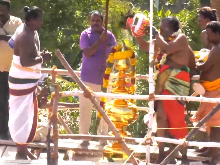 mayiladuthurai vathaneshwara temple Kumbabishegam festival  Mayiladuthurai: புகழ்பெற்ற மயிலாடுதுறை வதான்யேஸ்வரர் கோயில்..19 ஆண்டுகளுக்கு பிறகு மகா கும்பாபிஷேகம் விழா!