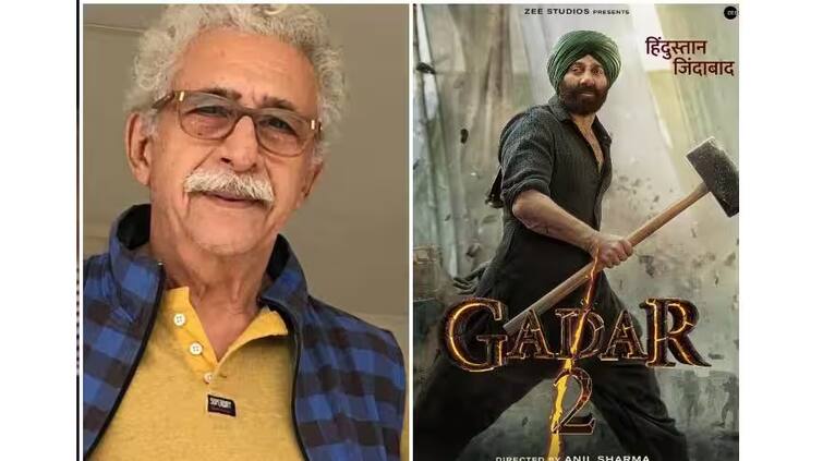 Naseeruddin Shah did not like the success of Gadar 2 the actor said a big thing Naseeruddin Shah: ਨਸੀਰੂਦੀਨ ਸ਼ਾਹ ਨੂੰ 'ਗਦਰ 2' ਦੀ ਸਫਲਤਾ ਨਹੀਂ ਆਈ ਪਸੰਦ, ਅਦਾਕਾਰ ਨੇ ਕਹੀ ਵੱਡੀ ਗੱਲ