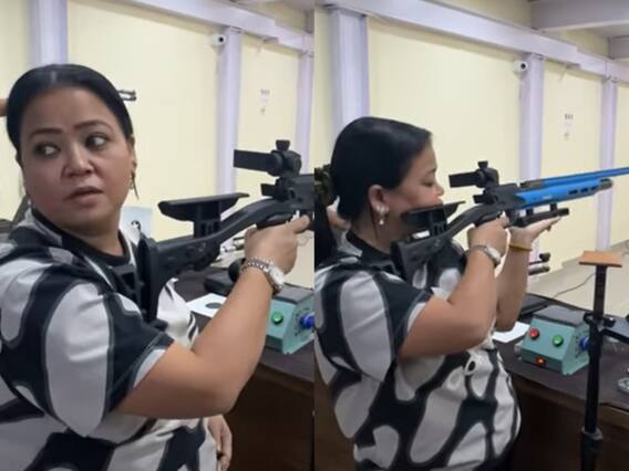 15 साल बाद राइफल शूटिंग के लिए गईं Bharti Singh, बोलीं- जब मैं नेशनल के लिए जाती थी तो...