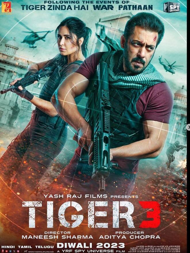इस लिस्ट में पहला नाम बॉलीवुड के भाईजान सलमान खान की मचअवेटेड फिल्म 'टाइगर 3' का आता है. सलमान के फैंस फिल्म का बेसब्री से इंतजार कर रहे हैं. फिल्म इसी साल दीवाली के खास मौके पर रिलीज होगी.