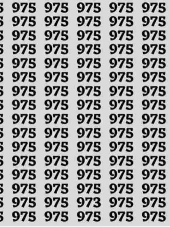 खुद को समझते हैं जीनियस! 8 सेकेंड में 973 लिखा खोज कर बताइए
