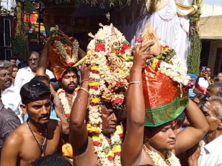 கரூர் தீர்த்த மாரியம்மன் கோயில் மகா கும்பாபிஷேக விழா - திரளான பக்தர்கள் பங்கேற்பு