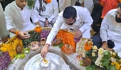 Pune News : आनंद दिघेंची परंपरा मुख्यमंत्र्यांनी सुरु ठेवली; मुख्यमंत्री एकनाथ शिंदेंनी केला भिमाशंकर मंदिरात अभिषेक