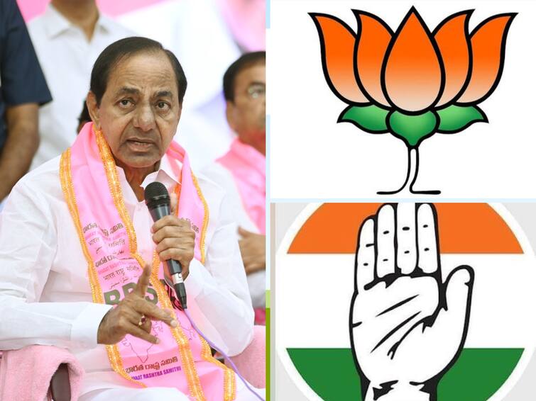 Telangana politics September 17th Heat Three parties BRS, BJP, Congress are preparing for the meetings on the same day Telangana September 17th Heat: తెలంగాణలో సెప్టెంబర్​ 17 హీట్‌- మూడు పార్టీల పోటాపోటీ సభలు