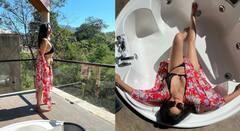 Monalisa : મોનાલિસાએ બાથટબમાં બ્લેક બિકિનીમાં આપ્યા કાતિલ પોઝ, તસવીરો જોઈ ચાહકો દંગ