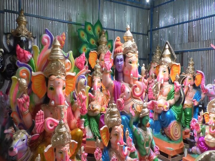 Vinayagar Chaturthi 2023: கலர், கலர் விநாயகர் சிலை..! உங்க ஏரியாவுக்கு சிலை வாங்கிட்டீங்களா..!