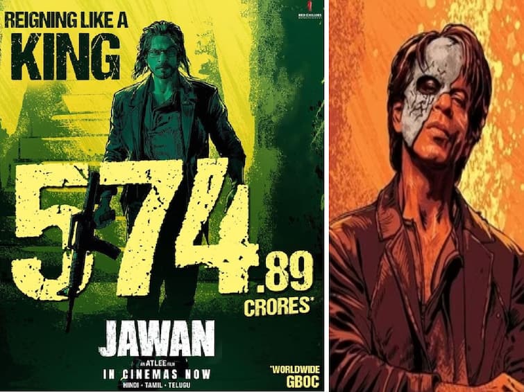 Jawan Box Office Collection 574 Crores Worldwide Running High With King Khan Official Announcement Atlee Jawan Box Office Collection: வசூல் வேட்டையில் ‘ஜவான்’.; பாக்ஸ் ஆபிஸ் சாதனை குறித்து அப்டேட் கொடுத்த அட்லீ!