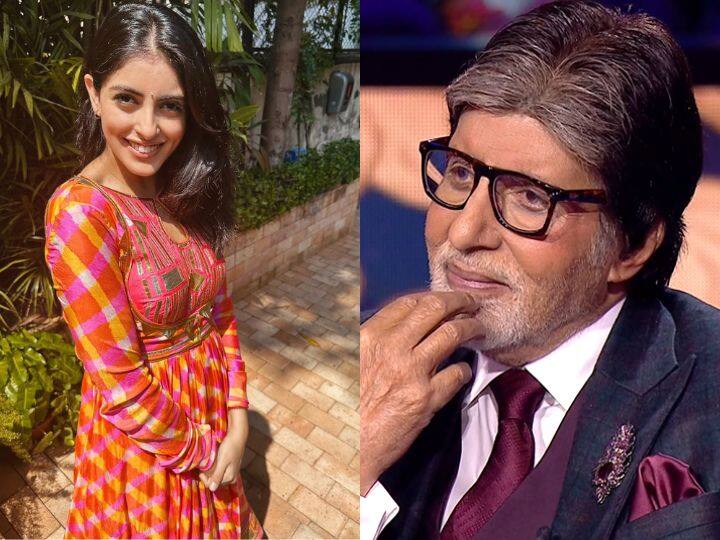 Amitabh Bachchan revealed about granddaughter Navya Naveli Nanda in the kbc show बिग बी की नातिन गांव में कुटिया बनाकर करती हैं ये काम, अमिताभ बच्चन ने Navya Naveli Nanda के बारे में शो में किया खुलासा