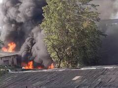 Bhiwandi Fire: तब्बल दोन तास धुमसत होती आग, भिवंडीत केमिकल गोदामाला भीषण आग, संपूर्ण गोडाऊन जळून खाक