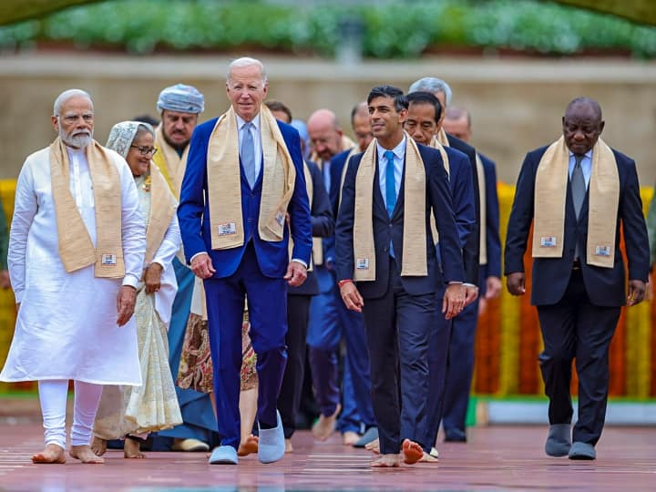 G20 Summit: जी20 सम्मेलन के 5 मास्टरस्ट्रोक, जिससे पूरी दुनिया में गूंज उठा भारत-भारत G20 Summit What India get IMEC G21 Delhi Declaration Biogas Fuel Use of Nuclear Weapon inadmissible G20 Summit: जी20 सम्मेलन के 5 मास्टरस्ट्रोक, जिससे पूरी दुनिया में गूंज उठा भारत-भारत