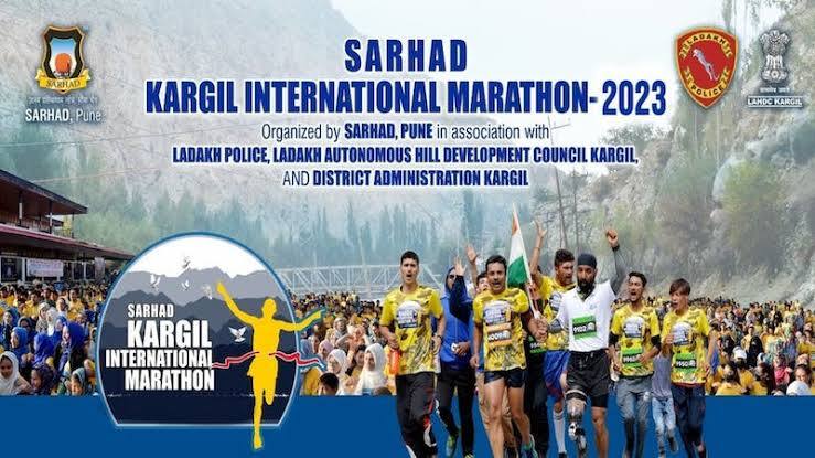 Sarhad Kargil Marathon : एक धाव, भारतातल्या शेवटच्या गावासाठी, 'युद्धभूमी'त धावणार जगभरातले धावपटू; सरहद कारगिल आंतरराष्ट्रीय मॅरेथॉनचं 17 आणि 18 सप्टेंबरला आयोजन Sarhad Kargil Marathon Runners from around the world will run in the battlefield Sarhad Kargil International Marathon organized on 17th and 18th September Sarhad Kargil Marathon : एक धाव, भारतातल्या शेवटच्या गावासाठी, 'युद्धभूमी'त धावणार जगभरातले धावपटू; सरहद कारगिल आंतरराष्ट्रीय मॅरेथॉनचं 17 आणि 18 सप्टेंबरला आयोजन