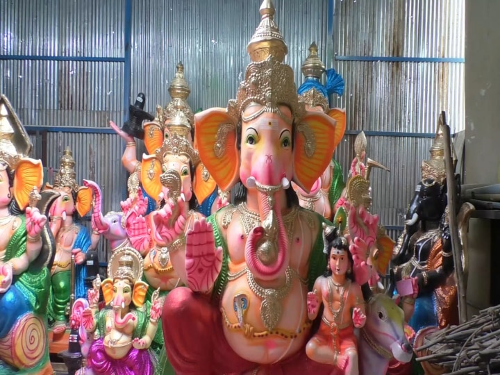 Vinayagar Chaturthi 2023: கலர், கலர் விநாயகர் சிலை..! உங்க ஏரியாவுக்கு சிலை வாங்கிட்டீங்களா..!