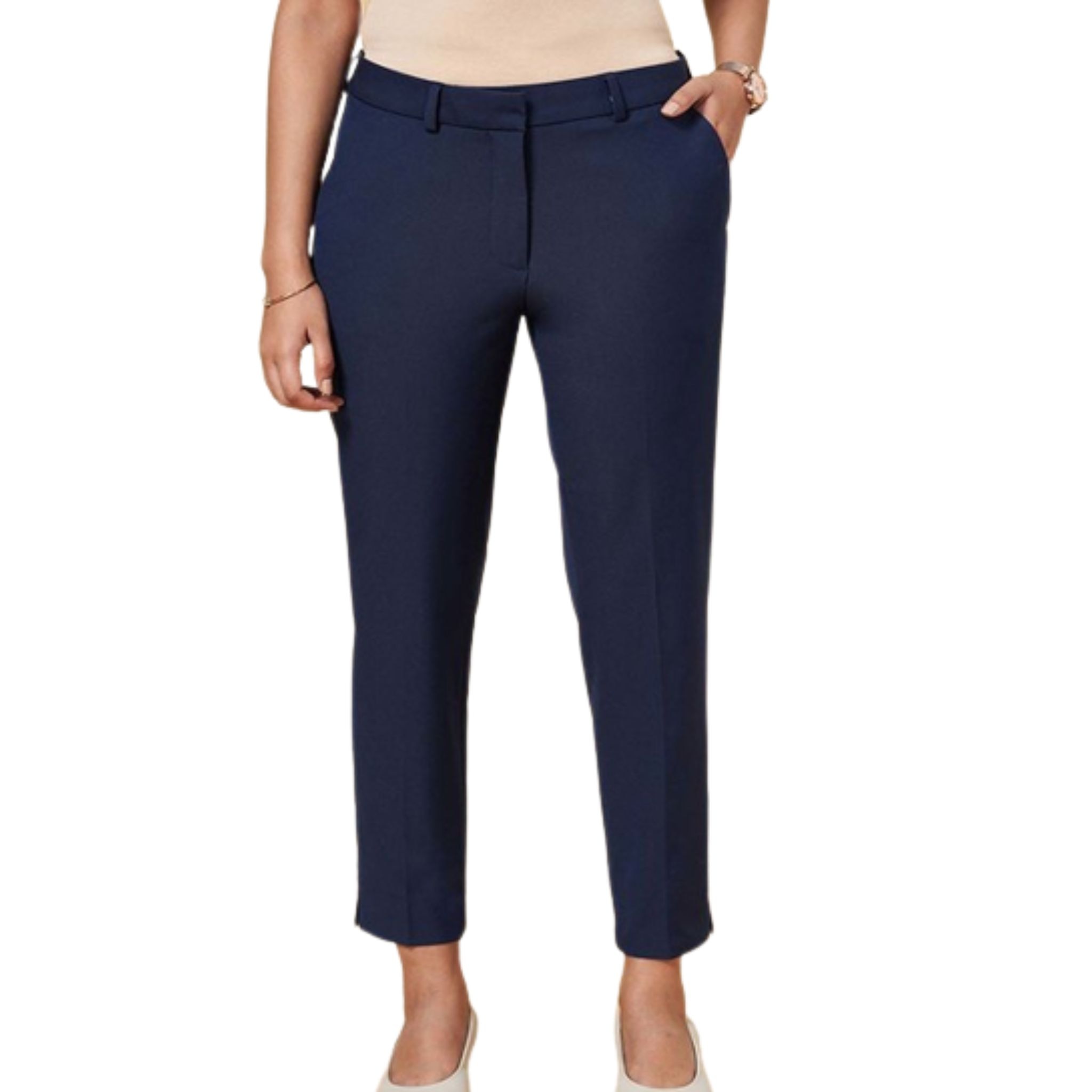 Buy Annabelle by Pantaloons Black Mid Rise Trousers for Women Online @ Tata  CLiQ