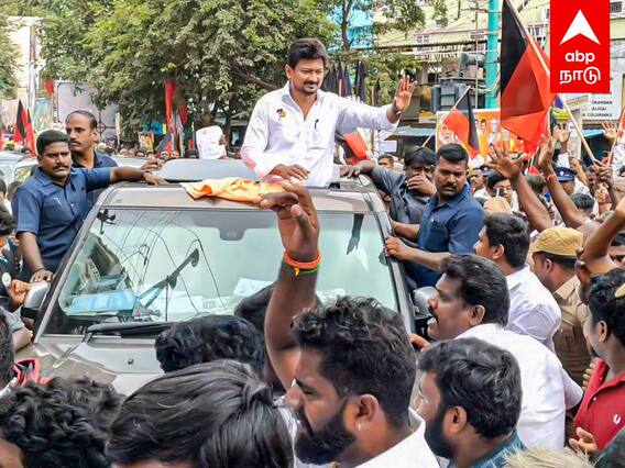 Udhayanidhi Stalin : பரமக்குடியில் Mass Entryகொடுத்த உதயநிதி.. கடலென திரண்ட மக்கள்!