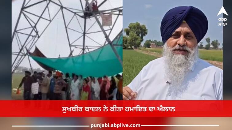 Punjab News: defenseless linemen who climbed the 66 KV tower are receiving threats of filing papers, Sukhbir Badal announced support Punjab News: 66 ਕੇਵੀ ਟਾਵਰ 'ਤੇ ਚੜ੍ਹੇ ਬੇਰੁਗਜਾਰ ਲਾਈਨਮੈਨਾਂ ਨੂੰ ਪਰਚੇ ਦਰਜ ਕਰਨ ਦੀਆਂ ਧਮਕੀਆਂ ਮਿਲ ਰਹੀਆਂ, ਸੁਖਬੀਰ ਬਾਦਲ ਨੇ ਕੀਤਾ ਹਮਾਇਤ ਦਾ ਐਲਾਨ