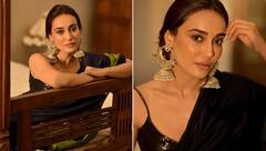 Surbhi Jyoti: ਬਲੈਕ ਸਾੜ੍ਹੀ ਪਹਿਨ ਬੇਹੱਦ ਖੂਬਸੂਰਤ ਦਿਖੀ ਸੁਰਭੀ ਜੋਤੀ, ਕਿਲਰ ਅੰਦਾਜ਼ ਦੇਖ ਫੈਨਜ਼ ਹੋਏ ਬੇਕਾਬੂ