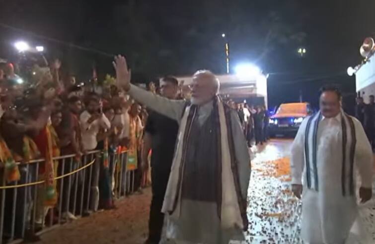 Watch: PM Modi receives warm welcome at BJP headquarters in Delhi for successfully hosting the G20 Summit BJP હેડ ક્વાર્ટર પર જી20 સમિટની સફળતાને લઈ PM મોદીનું કરવામાં આવ્યું ભવ્ય સ્વાગત