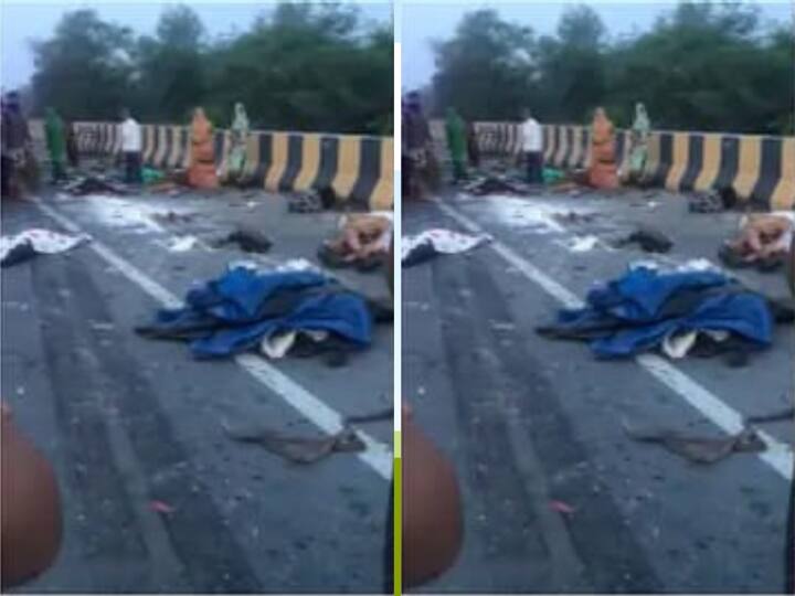 Rajasthan Road accident 11 Killed, 12 Injured After Truck Rams Into Bus On Jaipur-Agra Highway In Bharatpur Rajasthan Road accident: రాజస్థాన్‌లో ఘోర రోడ్డు ప్రమాదం- 11మంది మృతి