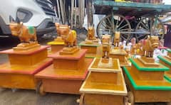 Bail Pola :  उद्या बैल पोळा, वर्ध्यात लाकडी नंदी बैलाच्या किंमतीत वाढ