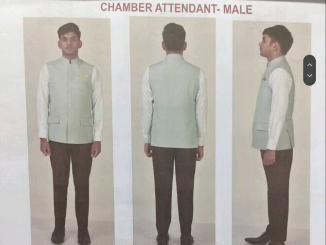 Parliament staff gets new uniforms with 'Indian touch' ahead of special  session, See images