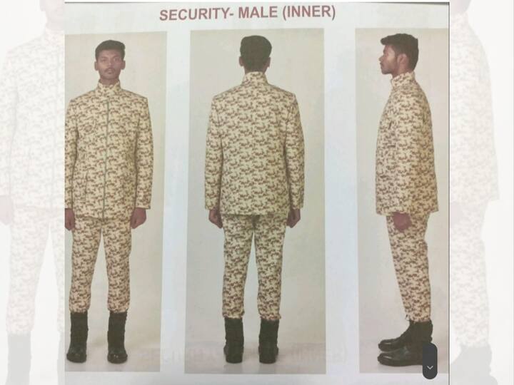 Male security personnel in the inner area will also have the same type of uniform as their female counterparts with a jacket and trouser and black shoes. Image Source: ANI