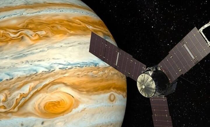 আমেরিকার মহাকাশ গবেষণা সংস্থা NASA-র Juno মহাকাশযান এই অসাধ্য সাধন করেছে। ৩১ জুলাই ৫৩তম বার বৃহস্পতির পাশ দিয়ে উড়ে যাচ্ছিল Juno. সেই সময়ই ক্যামেরা তাক করে বৃহস্পতি এবং তার উপগ্রহ Io-কে একফ্রেমে বন্দি করা গিয়েছে।