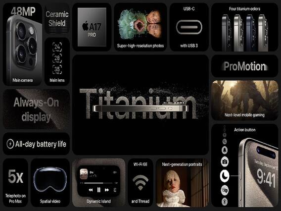 Apple iPhone 15 pro और Pro Max की फोटो में देखिए डिटेल, कैमरा सेटअप के साथ मिलेगी हर छोटी जानकारी