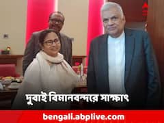 দুবাই বিমানবন্দরে হঠাৎ সাক্ষাৎ মমতা-রনিলের! পেলেন আমন্ত্রণও